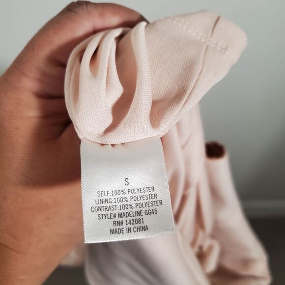 Francesca's Collections Dress Small Gold Sequined Maxi Madeline Gown Gala Prom - Picture 14 of 14